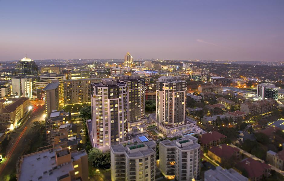 615 Sandton Skye Йоханесбург Екстериор снимка